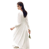 French Retro White Small Dress Can Usually Wear A Registration Certificate Of Engagement Light Yarn Shot With A Thiny Fairy Evening Dress HZ0517