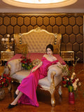 New Chinese Morning Dress Wedding Toast Dress Wedding Dress Luxury Rose Red Shoulder Dress HZ0517