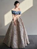 High-Level Evening Dress Women's Banquet Light Luxury Small Art Show Adult Ceremony High-End Host Dress Dress Dress Is Thin HZ0517