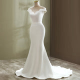 Wedding Dress 2026 Spring New Bridal Fishtail Thin Fashion Simple Large-Size Set Of Noodles Light Wedding Dress HZ0517