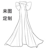 Set To Make A Travel Shoots The Wedding Dress Bridal French-Style Yarn Banquet Dress Small White Dress Morning Dress HZ0517