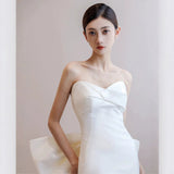French Linden Tecta Twilight Wedding Dress 2026 New Bridal Faucinian Yarn Fishtail Dress Dress Dress HZ0517