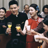 New Chinese Bride Toast Suit 2026 New Sleeveless Wine Red Two Sets Of Small Daily Engagement Dress Skirt HZ0517