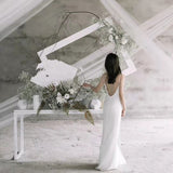 2026 New French Light Wedding Dress Bride Wedding With A Simple Slingant Slingant HZ0517