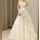 Light Wedding Dress 2026 New Bride With A Simple Yarn Display Thin Main Yarn Travel Pat Welcome Yarn Small Tailed HZ0517
