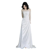 2026 French Light Wedding Dress Feeld The Simplicity Of The Word Shoulder Fish Tail Yarn Bride Welcome Small Tail Dress Skirt HZ0517