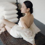 French Light Wedding Bridal Temperament Niche Densate Morning Robes Out Of The Yarn Small Small Engagement Dress Dress Skirt HZ0517