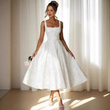 2026 New Bridal Evening Dress High-End Light Luxury Daily Commute Birthday Banquet Sling Dress HZ0517
