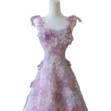 Purple Evening Dress 2026 New High-Level Light Luxury Dress Hosts Small Party Senior Bride's Toast HZ0517