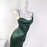 Dress 2026 New Ribbon Slings High-Opened Ass Fishtail Dress HZ0517