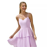 2026 Spring/Summer New Sexy Suspension Leisure Vacation Dress Purple Ball Party Evening Dress HZ0517