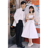 Simplicity Brated Light Wedding Dress 2026 New Bridal Travel Photography Yarn Photo Dress Simple License Small White Dress Woman HZ0517