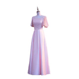 Choir Performance Suit 2026 New Pink Cane Temperament Evening Dress Long Dress Host Banquet Dress HZ0517