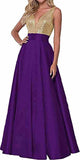 Women's Lien Rose Gold Evening Dresses Ball Dresses V-Necked Backs Of The Leadsmaid's Dresses Dinner Party Evening Dresses HZ0517