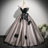 Evening Dress Female High-End Light Luxury Small High-End High-Sense Princess Style Black Graduation Pony Girl HZ0517