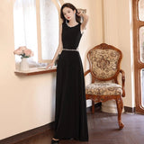 Black Evening Dress Women's 2026 New Dresses Famous Banquet Dresses Fashioned Elegance Moderator Summer HZ0517