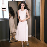 French-Style Densted-Faced Bridal High-End Light Luxury Niche Brides Sleeveless Engagement Dress Daily Certificate Registration Dress HZ0517