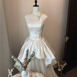 French Light Wedding Dress 2026 New Bridal Engagement Certificate Welcome Dress Tective Bosom Series Super Fairy Travel Shot Light Wedding Dress HZ0517