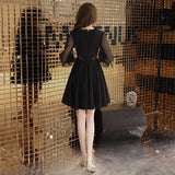 Black Small Dress Can Usually Wear 2026 New Temperament Small Dress Party Party Dress HZ0517