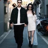 2026 New Light Wedding Dress Small Man Certificate Registration Small White Dress Bride Shoulder Bra Retro Dress HZ0517