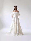 Mori Dress White Lace Outdoor Shoulder Robe Female Bride Light Wedding Shoulder Shoulder Pat Certificate Dress HZ0517