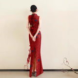New Chinese Red Bride Morning Dress Girl Light Luxury High-End Toasting Engagement Thin Evening Dress Dress Dress Dress HZ0517
