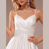 2026 Solid-Color Bridesmaids Slings Long Thin Shoulder-Sleeker Fashion Bridesmaids Evening Dress HZ0517