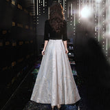 Evening Dress Dress Women 2026 New Spring And Summer Temperament Show Choir Dress Black Banquet Long Dress HZ0517