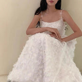 White Sling Fairy Light Wedding Wedding Wedding Dress Wedding Dress Banquet Binsen Ed. Engagement Morning Dress Dress Dress Dress HZ0517