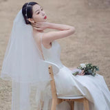 Sing Noodle French Light Wedding Dress 2026 Spring New White Simple Bride Wedding Certificate Registration Dress Female HZ0517