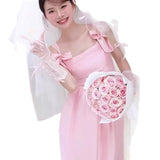 French High-End Feeling Niche Pink Sling Dress Morning Dress Wedding Certificate Registration Dress Photo Dress HZ0517