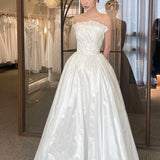 Simple Design Feel Chest-Spewn-Singed Denstalt Wedding Dress 2026 Spring New Small Bridal Super Fairy Travel Shoots Out Of The Yarn HZ0517