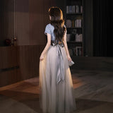Evening Dress Bridesmaids 2026 New High-End Dress Sister Group Dress Dress Glit Performance Dress Spring Thin HZ0517