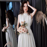 French Dress Women 2026 Spring New Banquet Temperament In The Long And Generous Daily Dress HZ0517