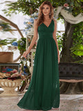 Evening Dress Plus Fat Deep V Lead Bridesmaid Party Pregnant Women Large-Size Dress Solid Color High-Waist Dress HZ0517