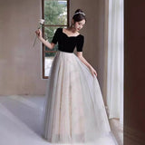 Art Exam Dress Women 2026 New Fashion Banquet Host Dress Annual Performance Evening Dress Summer HZ0517