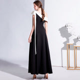 Black Evening Dress Women 2026 New Single-Shoulder Temperament Banquet Dress Shown Skinny Daily Dress HZ0517