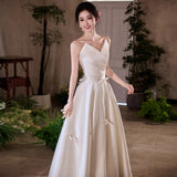 Brased White Densate Light Wedding Dress 2026 New Bridal Engagement Dress Han Eds Of Welcome HZ0517