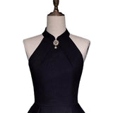 Banquet Evening Dress Women 2026 New Black Fashioned Adult Piano Performance Competition Competition HZ0517