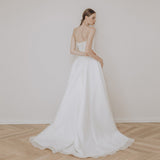 Simple Tset-Smeared Lightweight Wedding Dress 2026 New State French-Style Small Drag Tail Bride Wedding Trip To Go Out Light Wedding Girl HZ0517