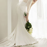 Bride Light Wedding Wedding Banquet Elegant Breast 2026 New Indoor Wedding Photo Simple Atmosphere Waist Fishtail Evening Dress HZ0517
