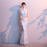 Banquet Evening Dress Dress Women 2026 New Temperament Selbs Aerronze Venue Queen's Annual Meeting Host Long Fishtail Dress HZ0517