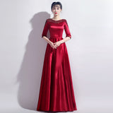 Choral Performance Costume Women's Dress 2026 New Choir Costume In The Elderly Adult Dress National Day Performance Dress HZ0517