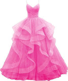 Fashion Sling Fluffy Skirt Event Dress Temperament Year-Up Club Show Evening Dress 2026 New HZ0517