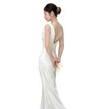 Light Wedding Dress 2026 New French Bride Welcome With A Doodle Fishtail White Super Xiansen Line Of Engagement Dress Go Out Yarn HZ0517