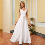 Dress Women's Dress 2026 New Series V-Neck Party Long Dress Dress Dress HZ0517
