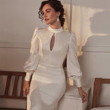 2026 New French Dress Long-Sleeved Sexy Show Party Dress Bar HZ0517