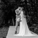 Light Wedding Dress 2026 New Bride Wedding Simple Mori Family Travel Fashion Evening Dress HZ0517