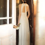 Light Wedding Dress 2026 Spring New Temperament Thin White Simple Welcome Dingy Evening Dress HZ0517