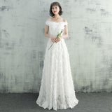 White Evening Dress Dress Women 2026 New Banquet Host A Simple Door To Welcome Dress HZ0517